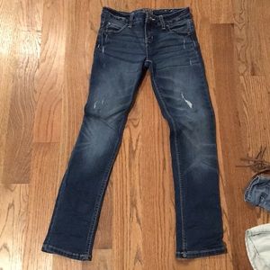 Justice girls size 10 skinny jeans